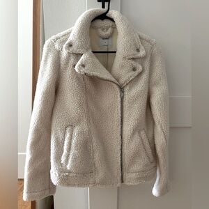 NWT Sherpa Moto Jacket